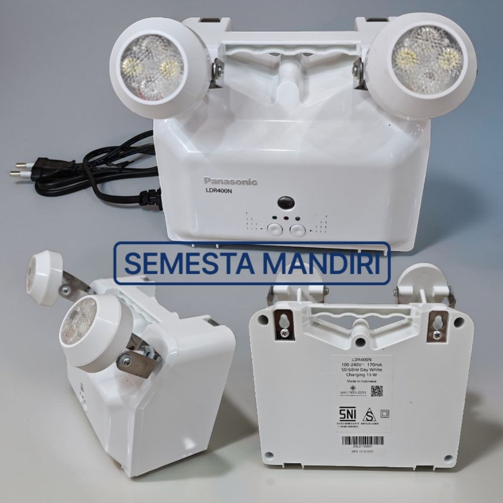 Lampu Emergency Panasonic LDR400N LED Twin Lamp 2x6W Original & SNI