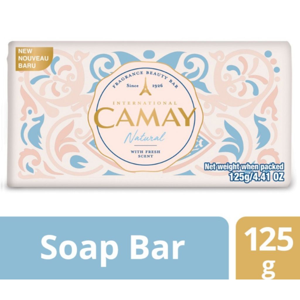 Sabun batang sabun mandi camay kemasan ukuran 125gr sabun batang camay klasik tersedia 3 varian sabu