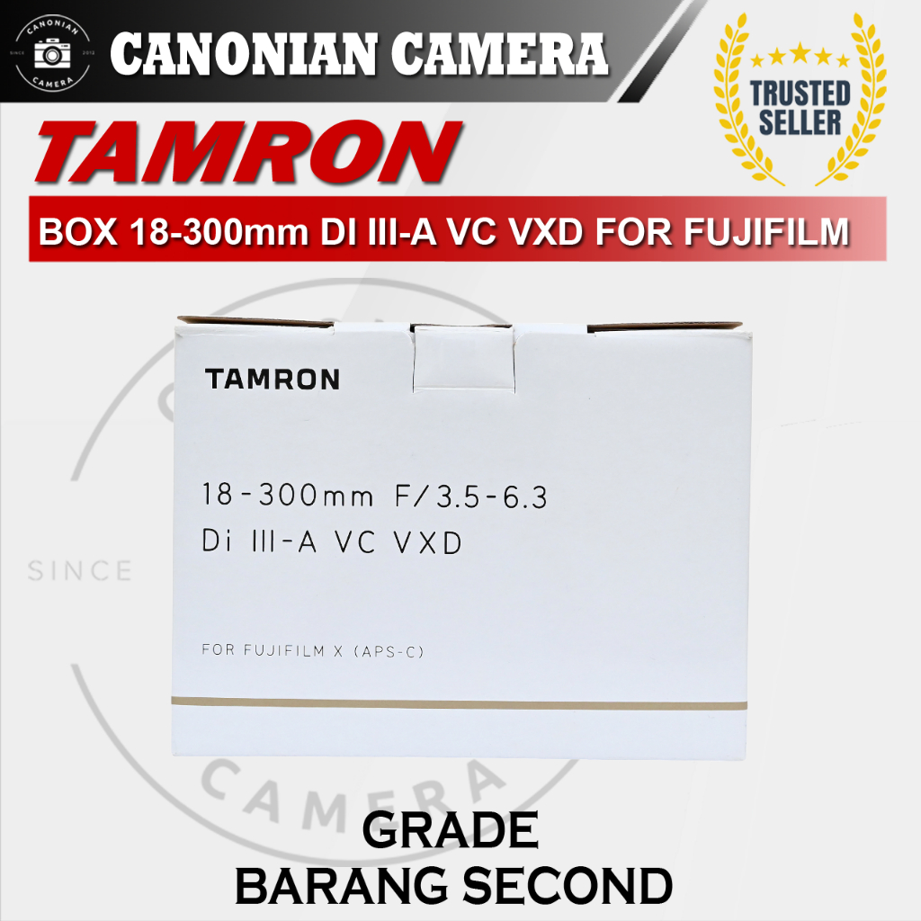 Box Kotak Tamron 18-300mm Di III-A VC VXD For Fujifilm Original