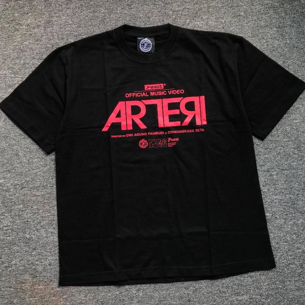 Kaos Band FEAST - ARTERI MV Original Merchandise