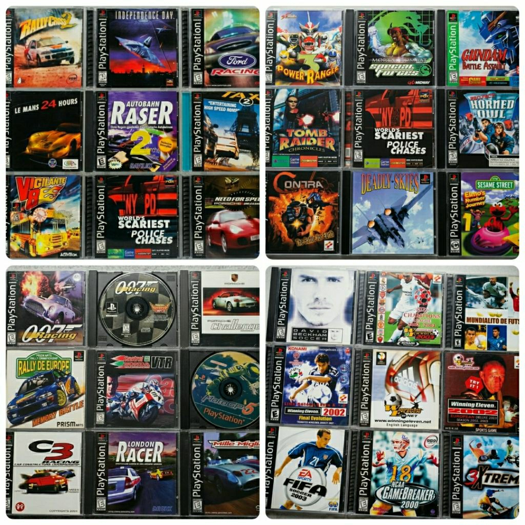 kaset game ps1 ps one untested