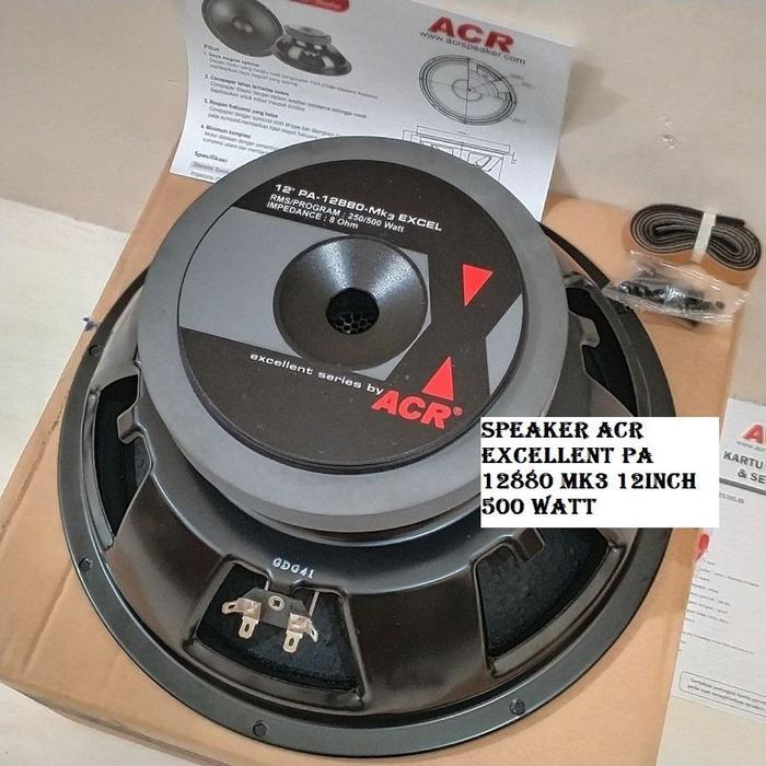 SPEAKER ACR EXCELLENT 12 inch PA-12880-MK3 EXCEL 400 Watt 100% ASLI