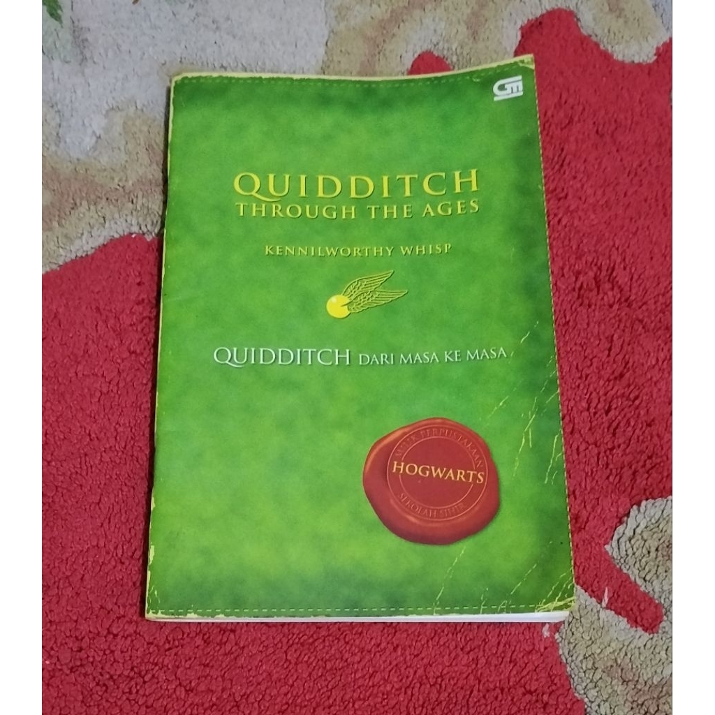 Buku Harry Potter Bloomsbury edition "Quidditch Through The Ages" 100%ORI bahasa Indonesia koleksi p