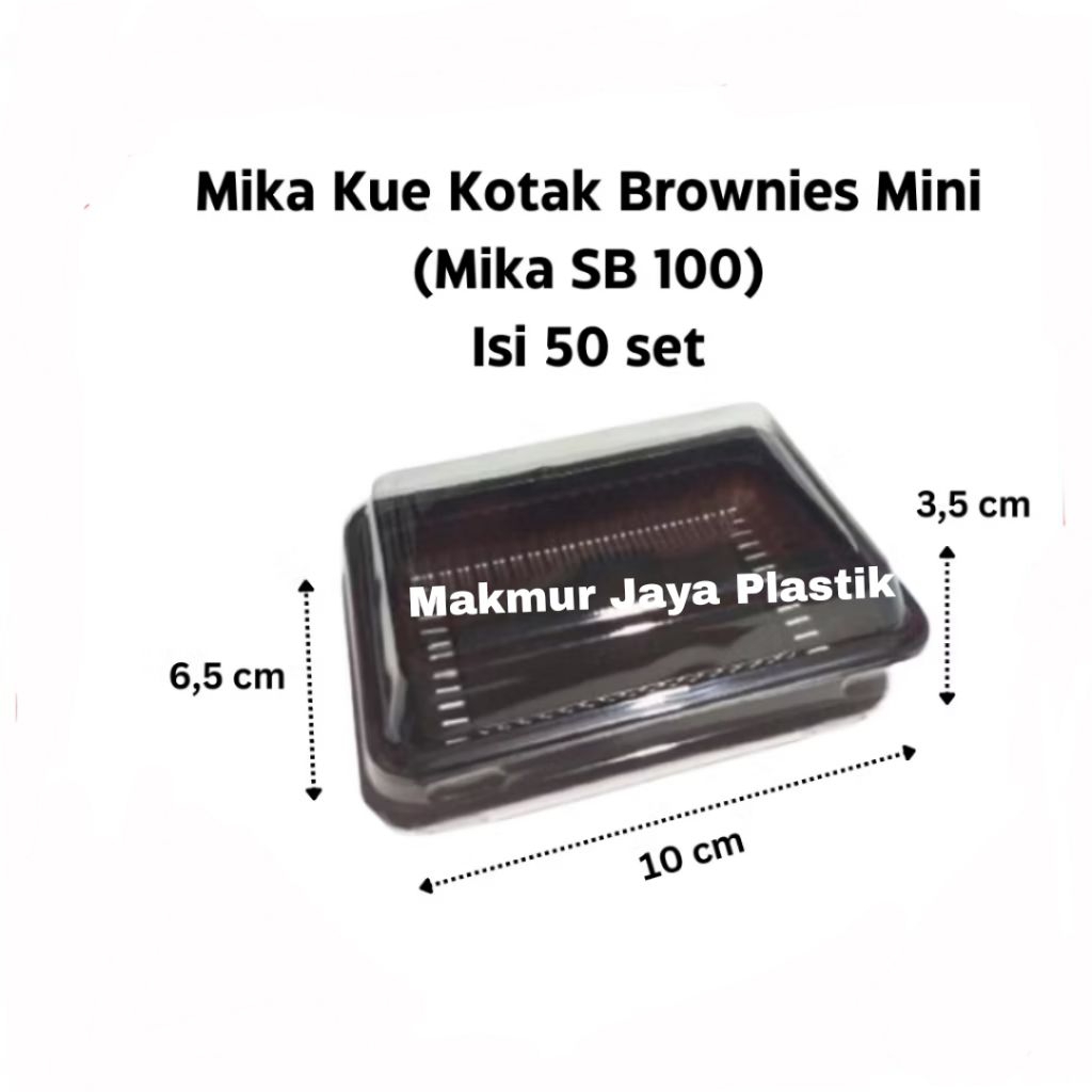 (50 pcs) Mika SB 100/Mika Tray SB100/Mika Brownies Mini/Mika Donat Mini/Mika SB 100/Mika Brownies Mi