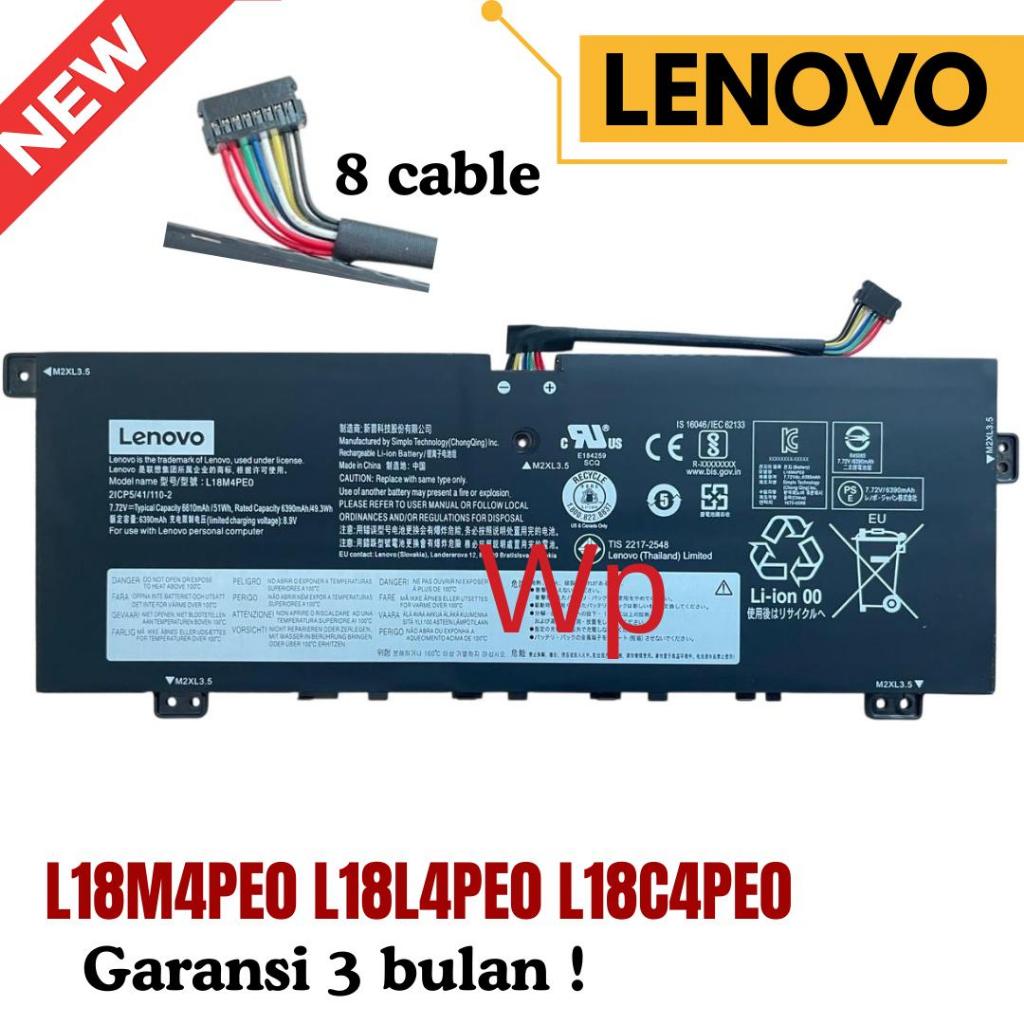 Battery L18M4PE0 L18L4PE0 Batre Baterai Laptop Yoga C740-14IML C740-14 L18C4PE0