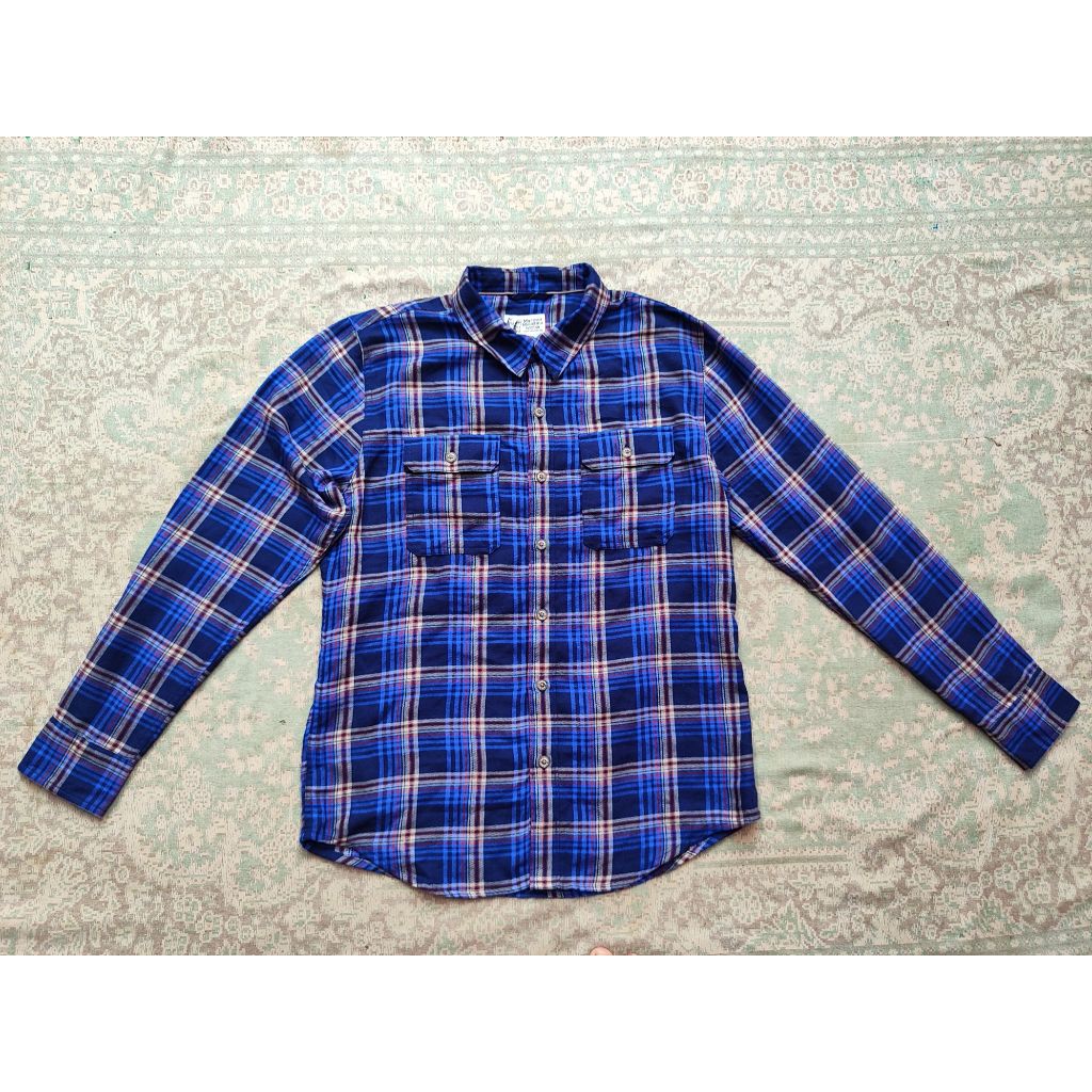 Kemeja Flanel Outdoor Marmot Mountain Works Fairfax Novelty Lighweight Blue