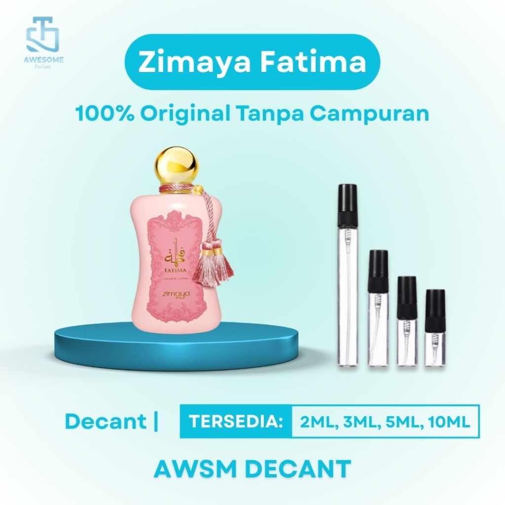 Decant Parfum Zimaya Fatima Original