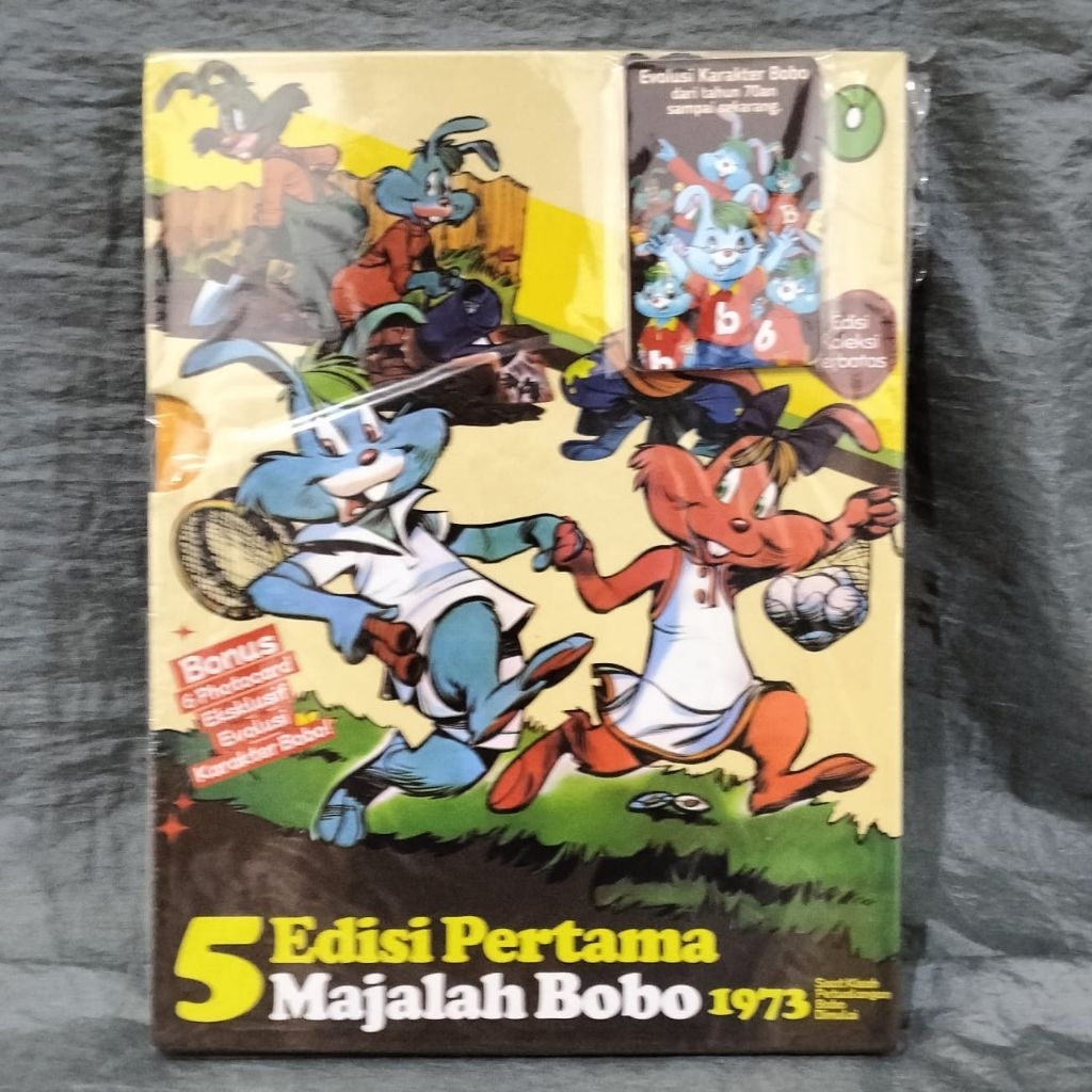 KOMIK BUKU FISIK MAJALAH BOBO 5 EDISI PERTAMA GRAMEDIA INDONESIA ORIGINAL LANGKA BARU ORIGINAL SEGEL