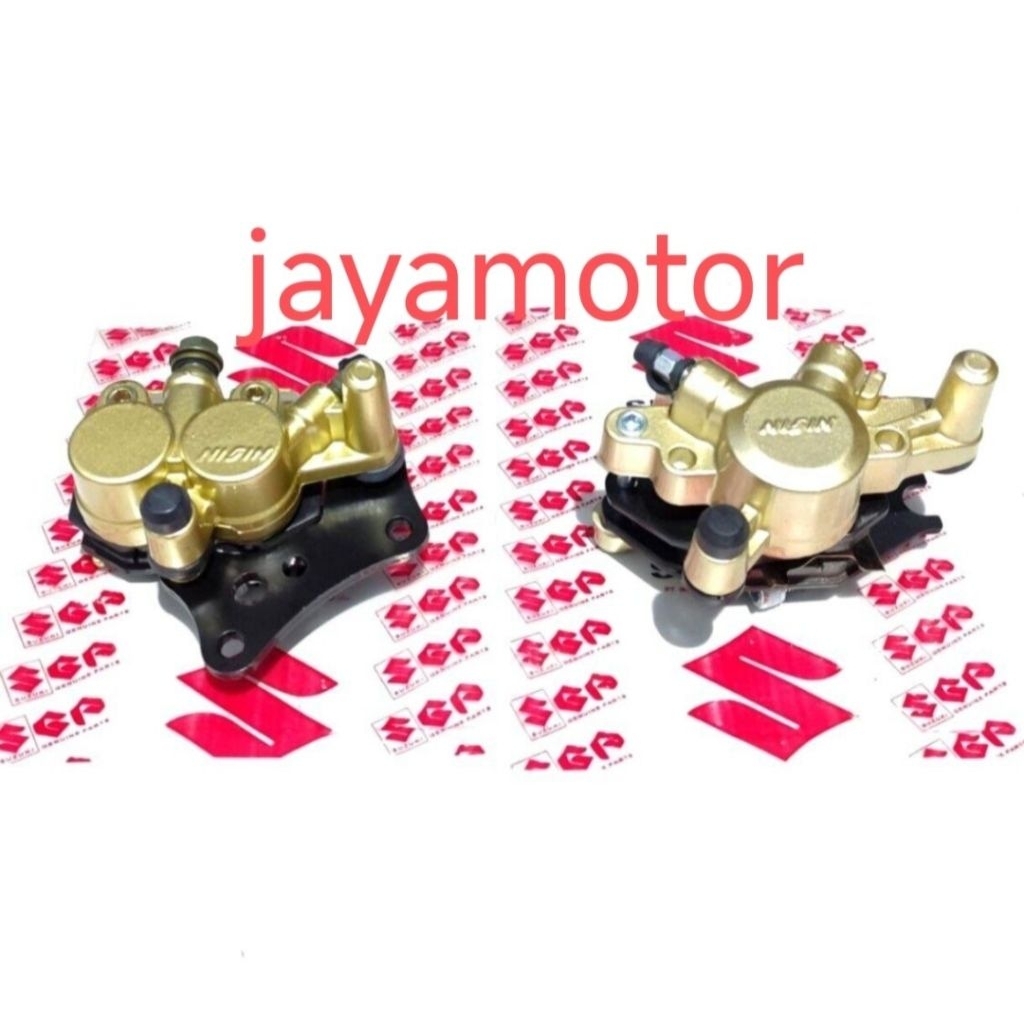 kaliper belakang+kaliper depan Suzuki Shogun 125 Sp,Shogun 125 fl,nr,rr original nisin