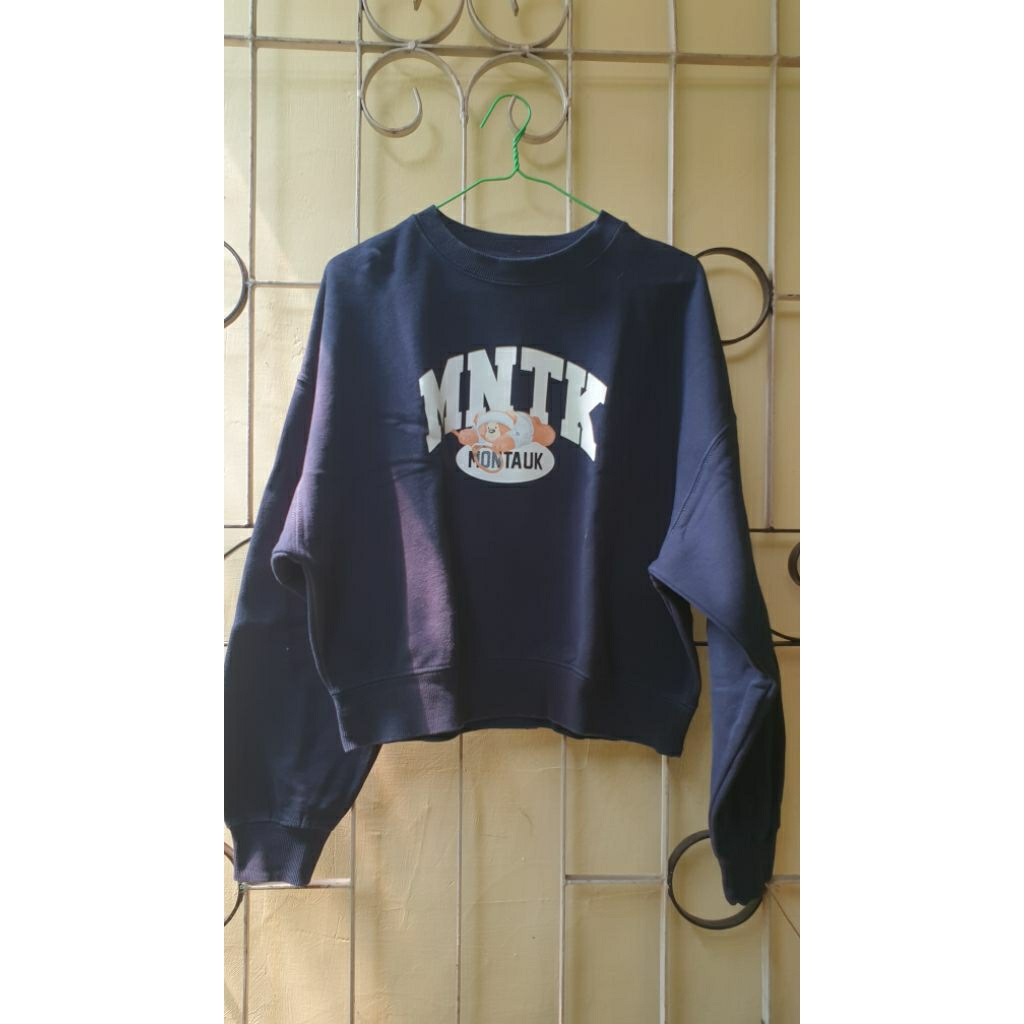 preloved crewneck brand baju panjang oversize wanita pria