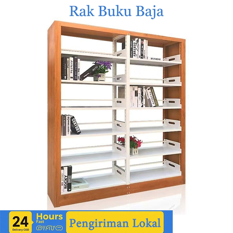 6L Rak Buku Baja Rak Arsip Rak Buku Anak Rumah Perpustakaan Toko Buku Ruang Baca Sekolah