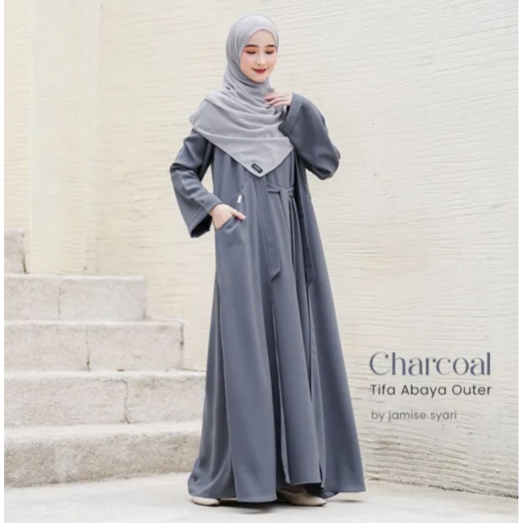 abaya tifa charcoal XS by Jamise