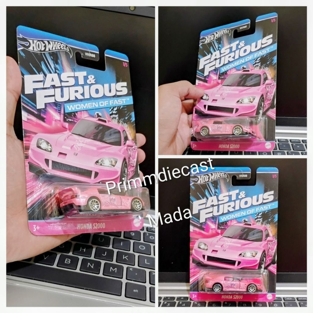 Kumpulan Hotwheels Fast and furious S2000 Suki Pink, Suki Remix , Eclipse Brian, Civic Dan lain-lain
