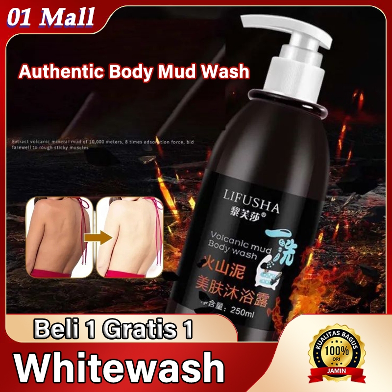 LUFUSHA BODY MUD Sabun Lumpur Vulkanik / Sabun Whitening Ampuh Memutihkan Badan dan Wajah