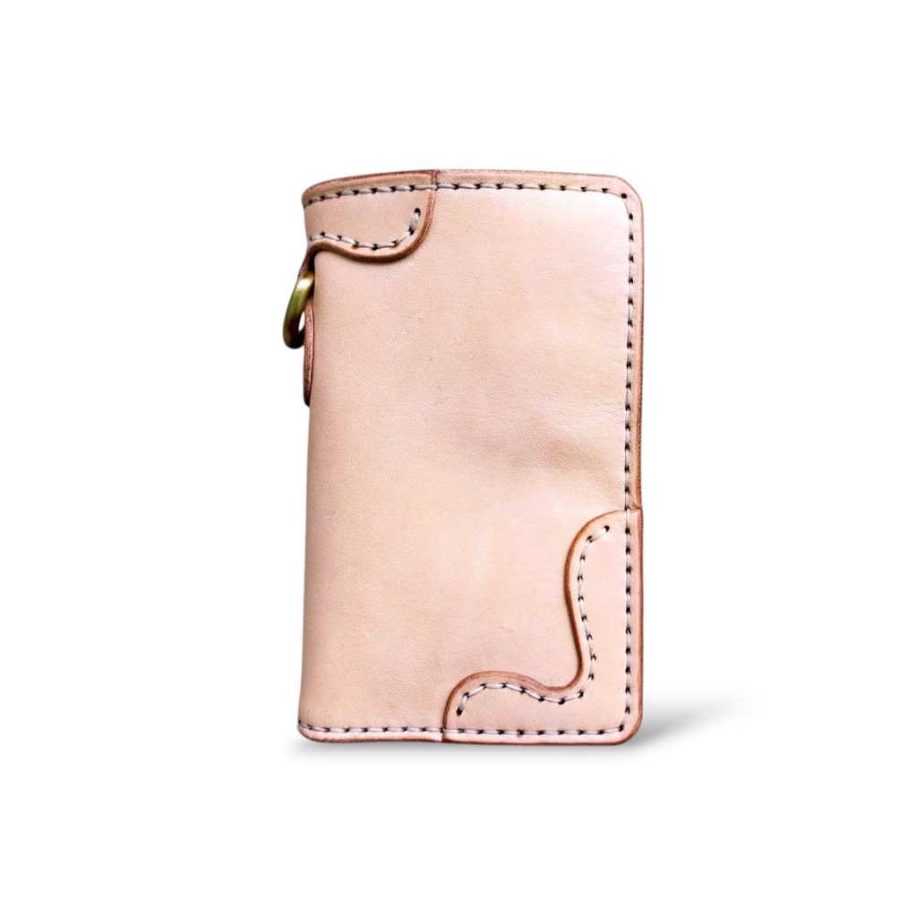 Dompet kulit pria, dompet kulit handmade. Midi 1