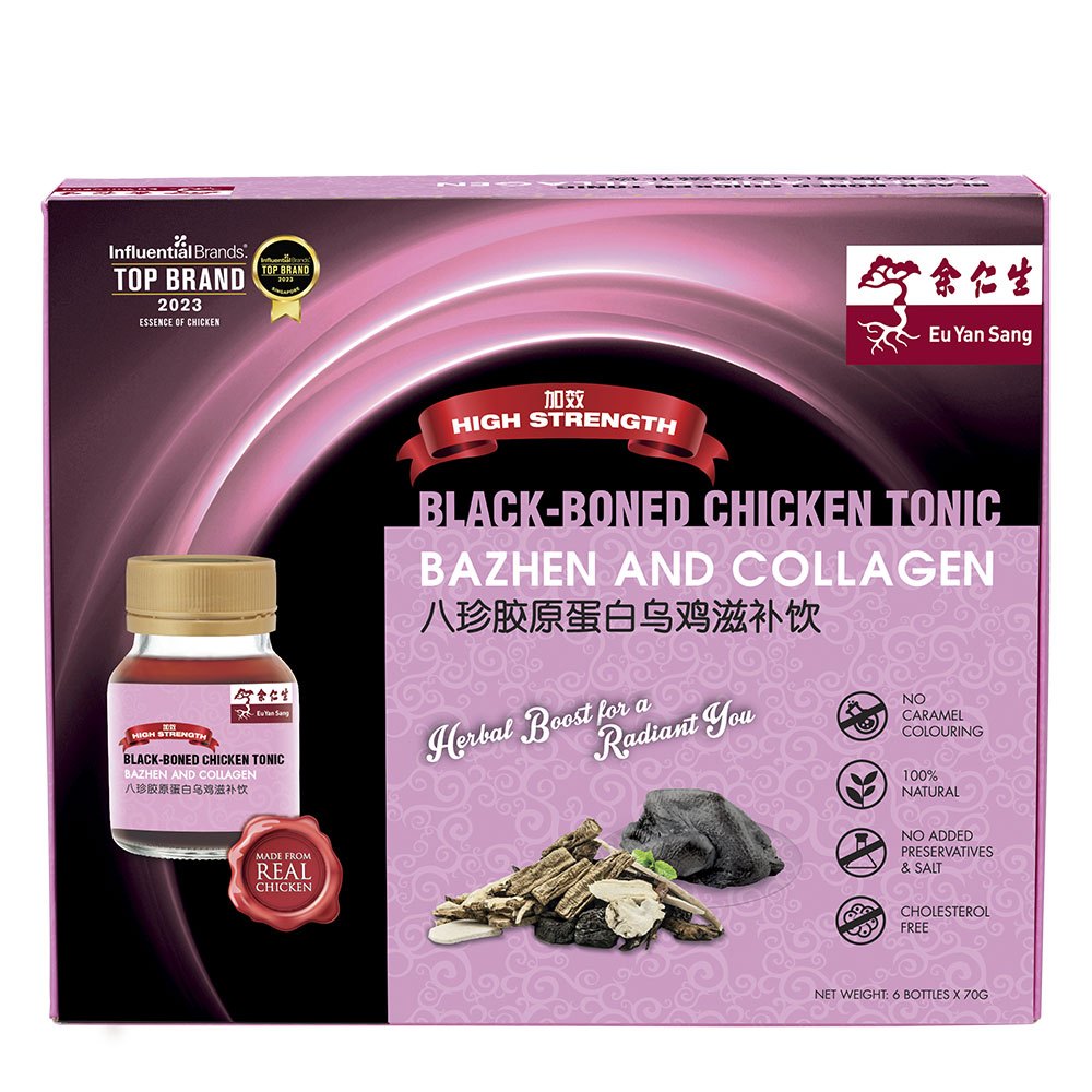 Eu Yan Sang Black Boned Chicken Tonic With BaZhen and Collagen 6s