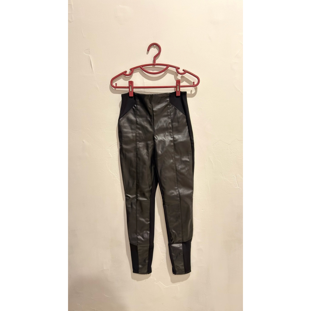 H&M faux leather legging pants