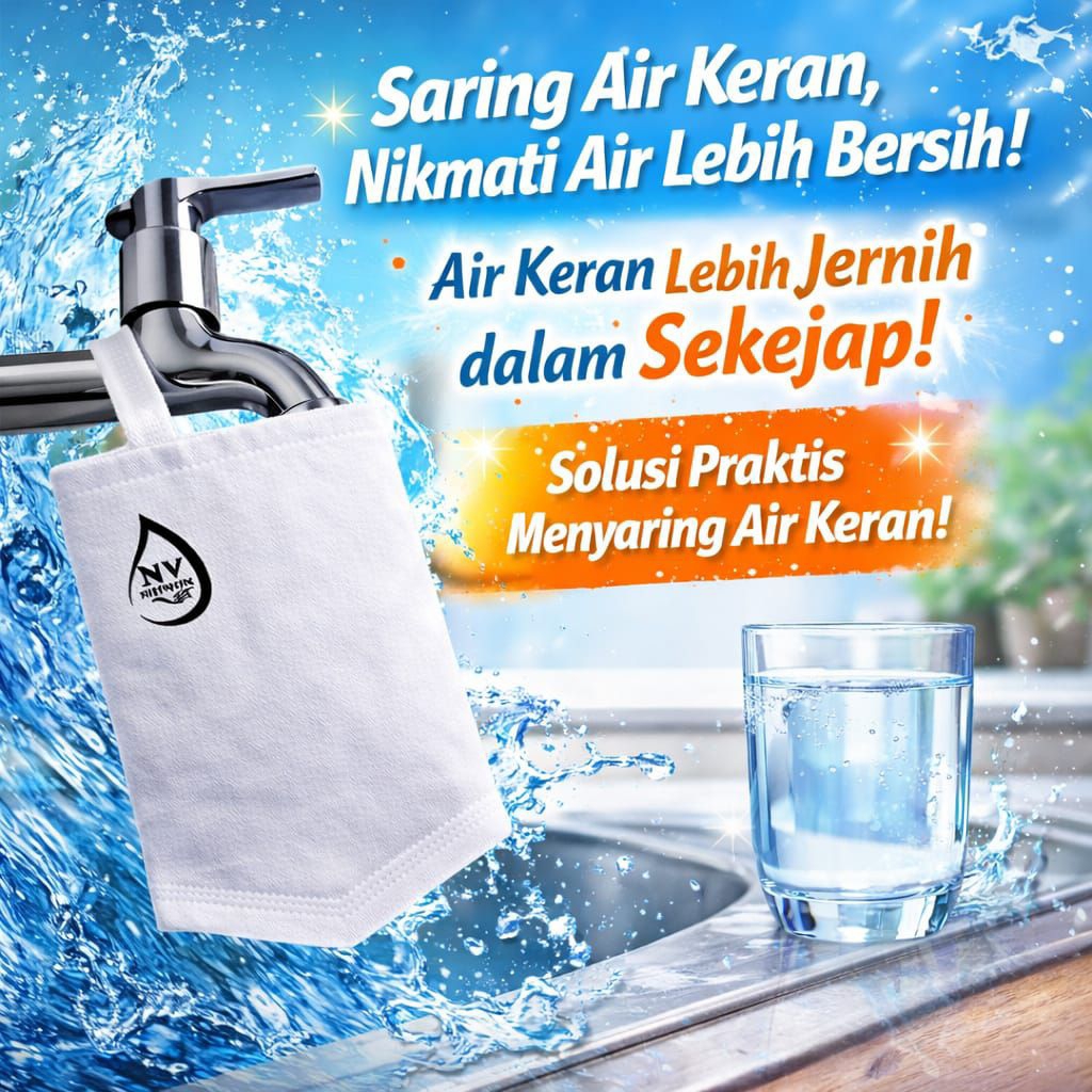 Filter Air Kran Penjernih Air Kamar Mandi/saringan kran air