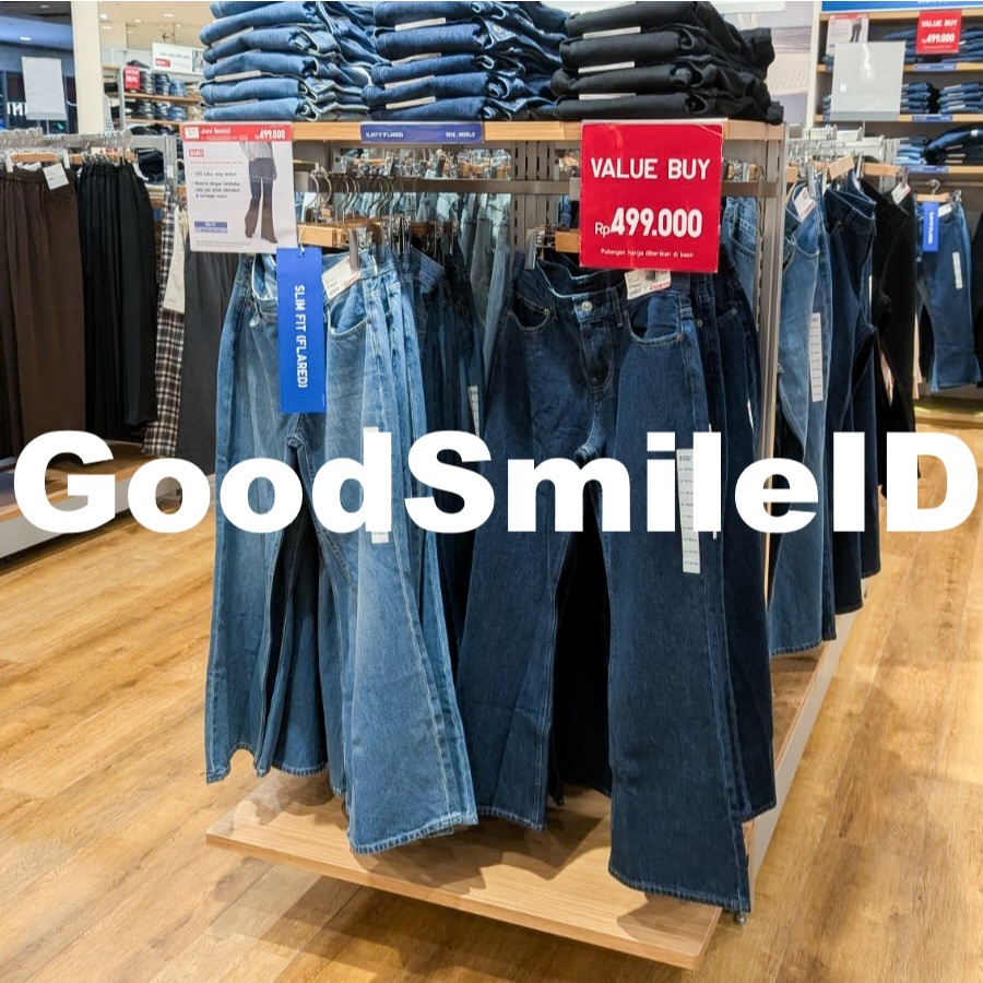 SALE Women Jeans Bootcut Celana Denim Panjang Wanita JASTIP UNIQLO