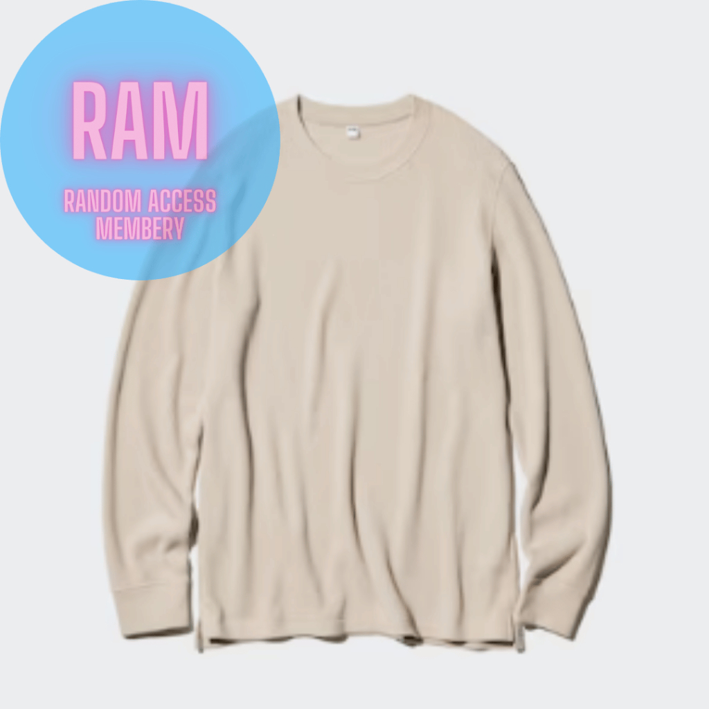 Uniqlo Waffle Crew Neck Long Sleeve Size L | Kaos Waffle Pria Premium