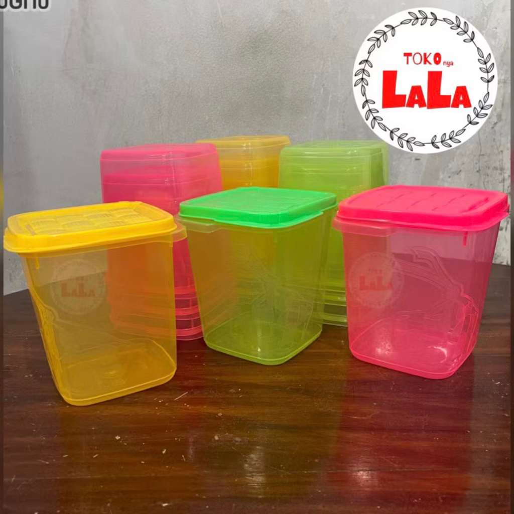 Toples Lebaran Murah / Toples Plastik tutup Putar / Toples Kue Permen Estetik