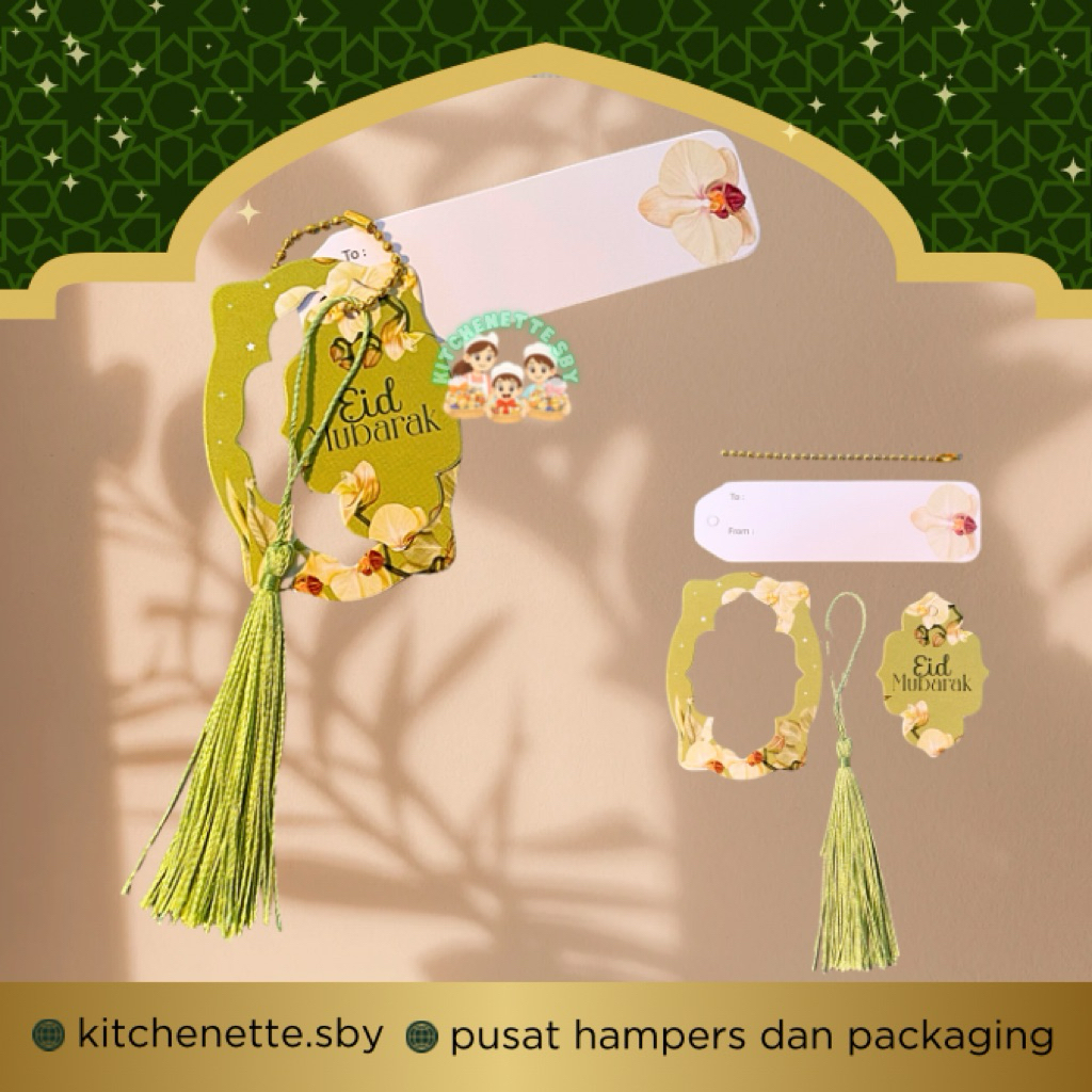 Hang Tag Lebaran Triple Hang tag Idul Fitri hangtag premium Triple