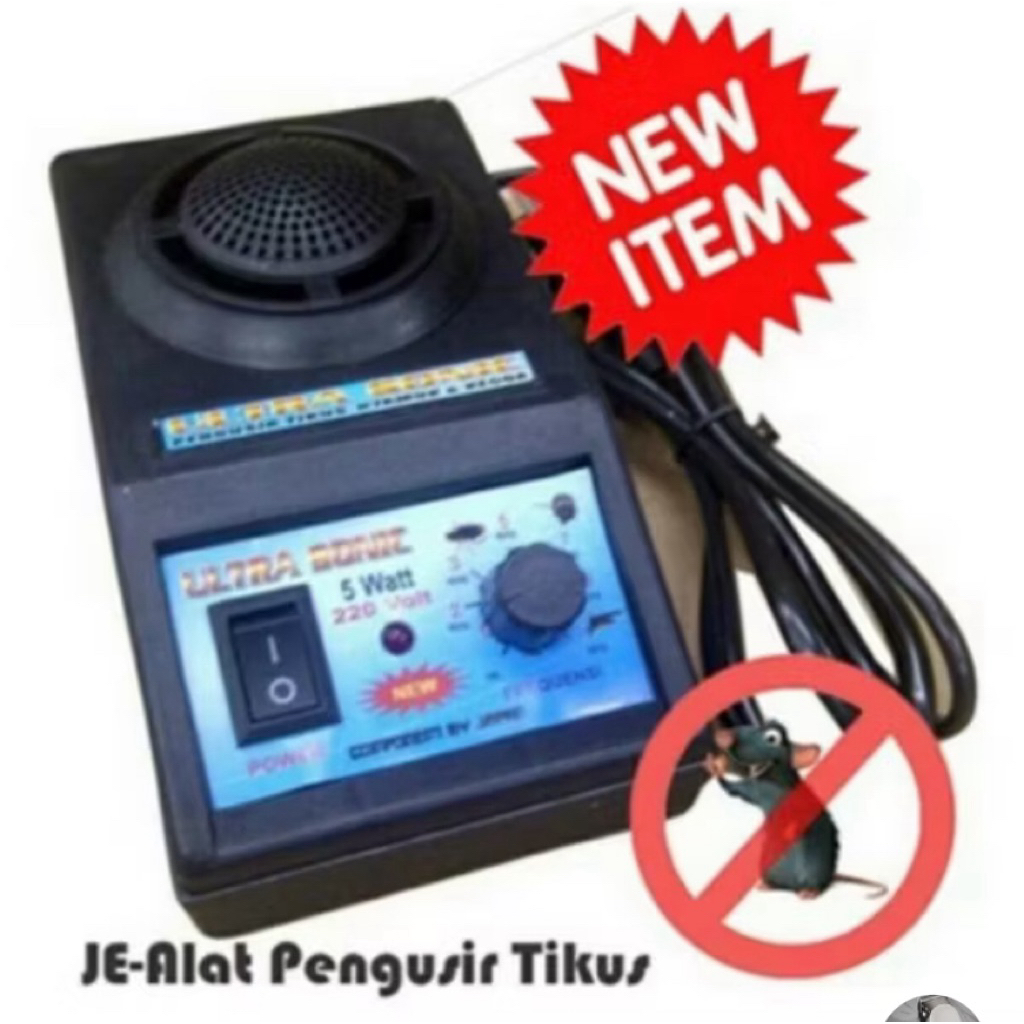 Alat Pengusir Tikus, Nyamuk, dan Kecoa Ultrasonic