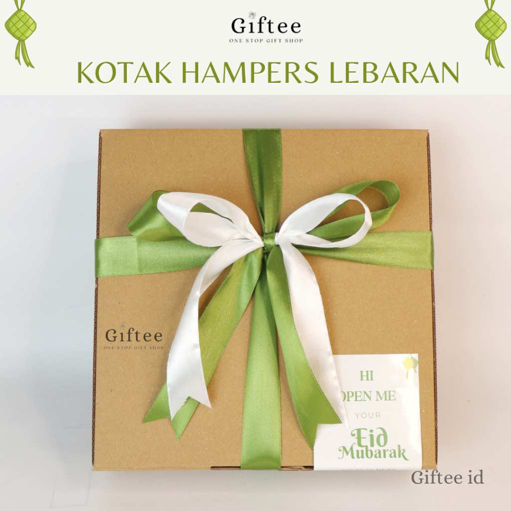 KOTAK HAMPERS LEBARAN LENGKAP IDUL FITRI BOX KADO HADIAH PACKAGING DUS KARDUS KEMASAN SOUVENIR