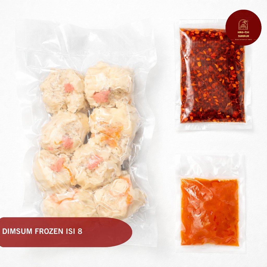 Dimsum Jumbo Ayam 8 Pcs - Daging Ayam Asli, Tanpa Pengawet, Halal