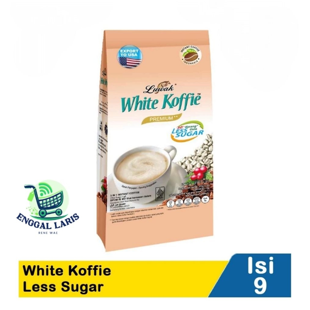 LUWAK WHITE KOFFIE LESS SUGAR