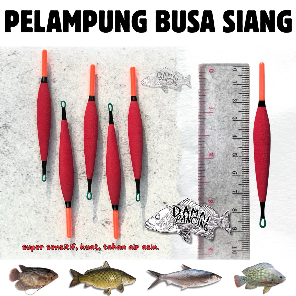 Pelampung Pancing Busa Jarum Tumpul Lumut Lumutan Super Sensitif Warna Merah
