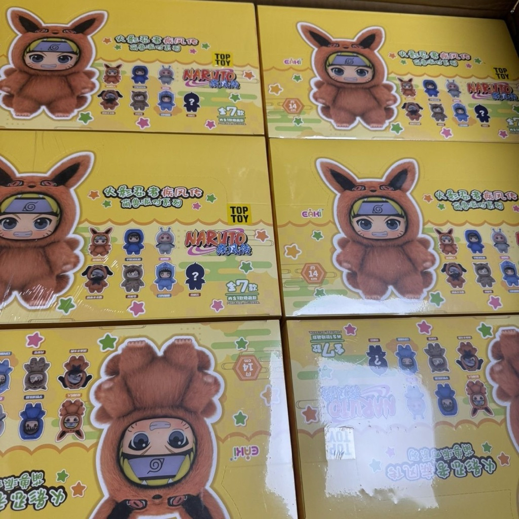 READY naruto original blindbox eaki boneka plush figur gantungan tas / koleksi hadiah mainan trend.