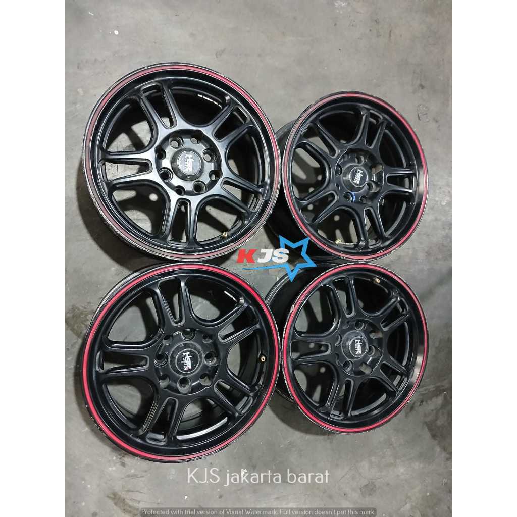 Velg Second HSR Type NX SPO Ring 14 x 6 Hole 4x100-4x114,3 et38 Black Red