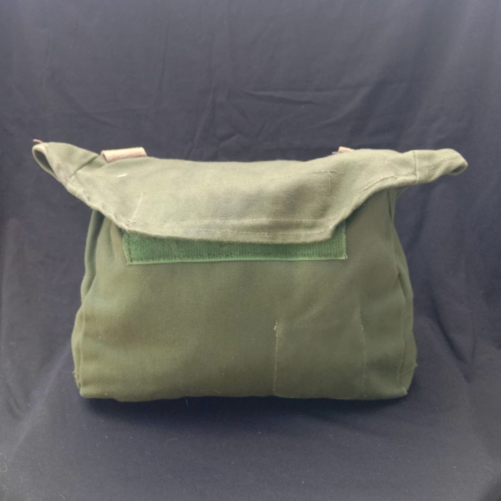 Vintage Gas Mask Canvas Bag