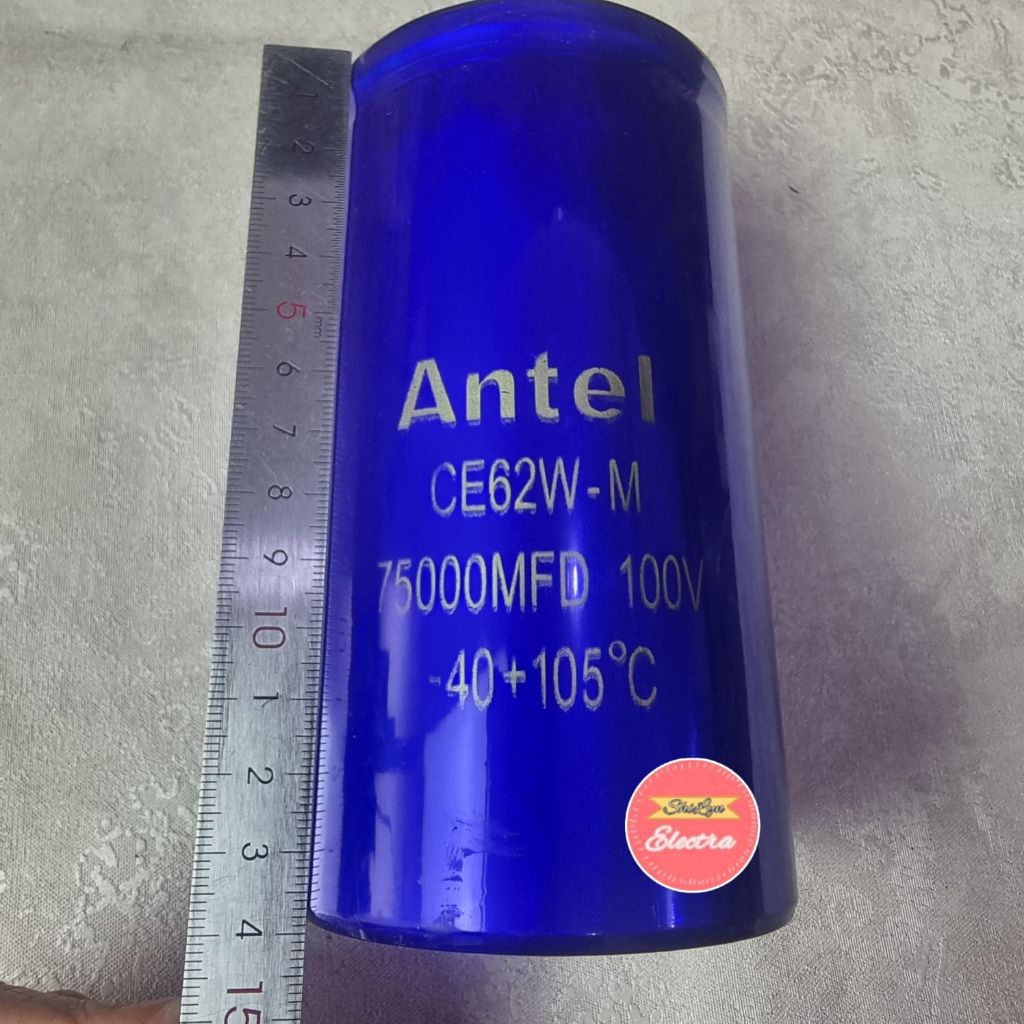 ELCO 75000UF 100V ANTEL ELKO 75000 UF 100 VOLT ANTEL