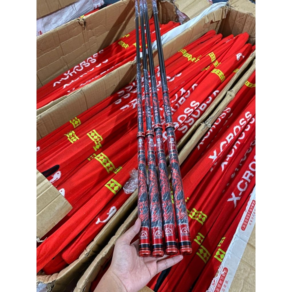 Tegek Import Juxing Special Power Black Carbon 7h 19t Packing Pipa pvc Bonus Ujung Solid