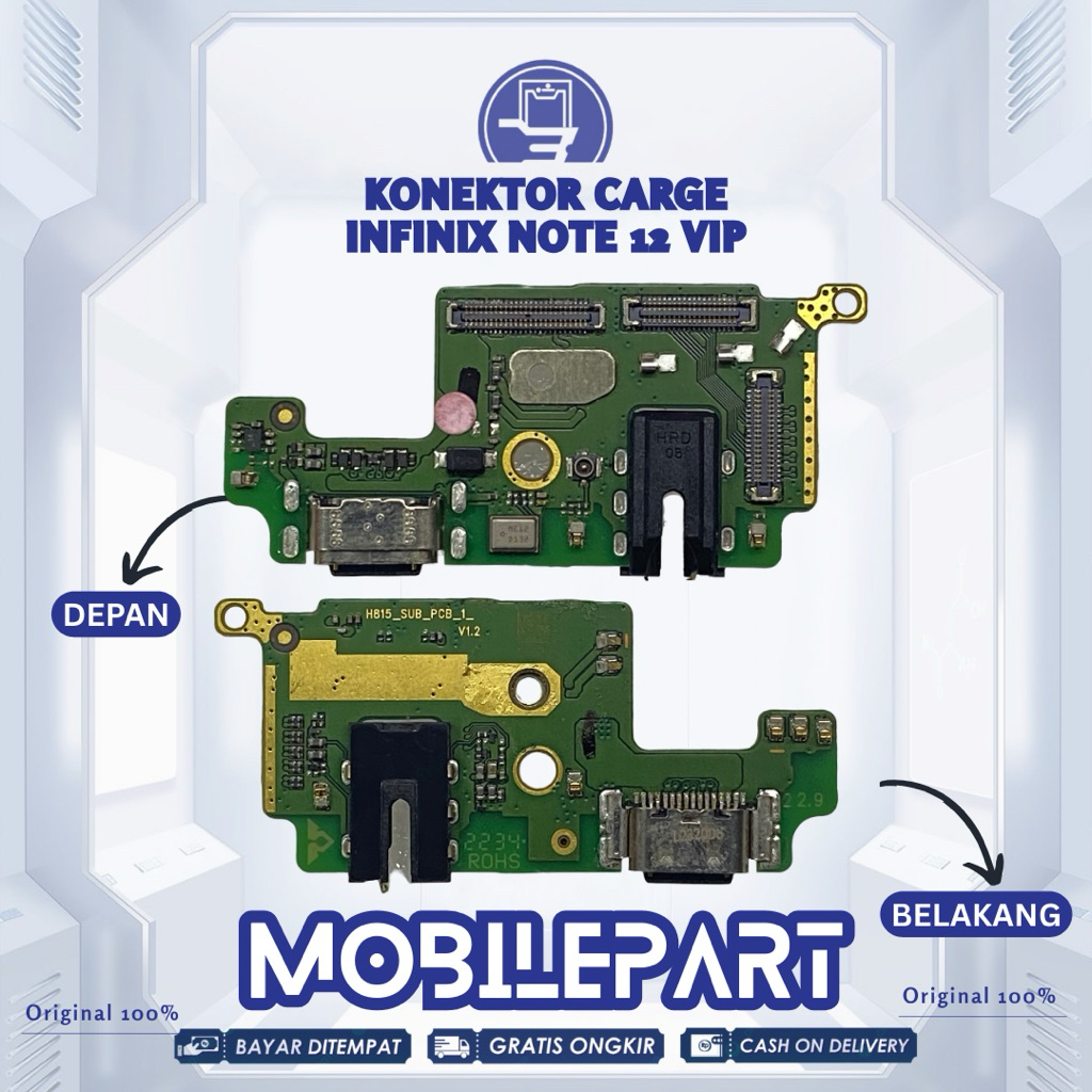 KONEKTOR CHARGER  INFINIX NOTE 12 VIP X672 ORIGINAL