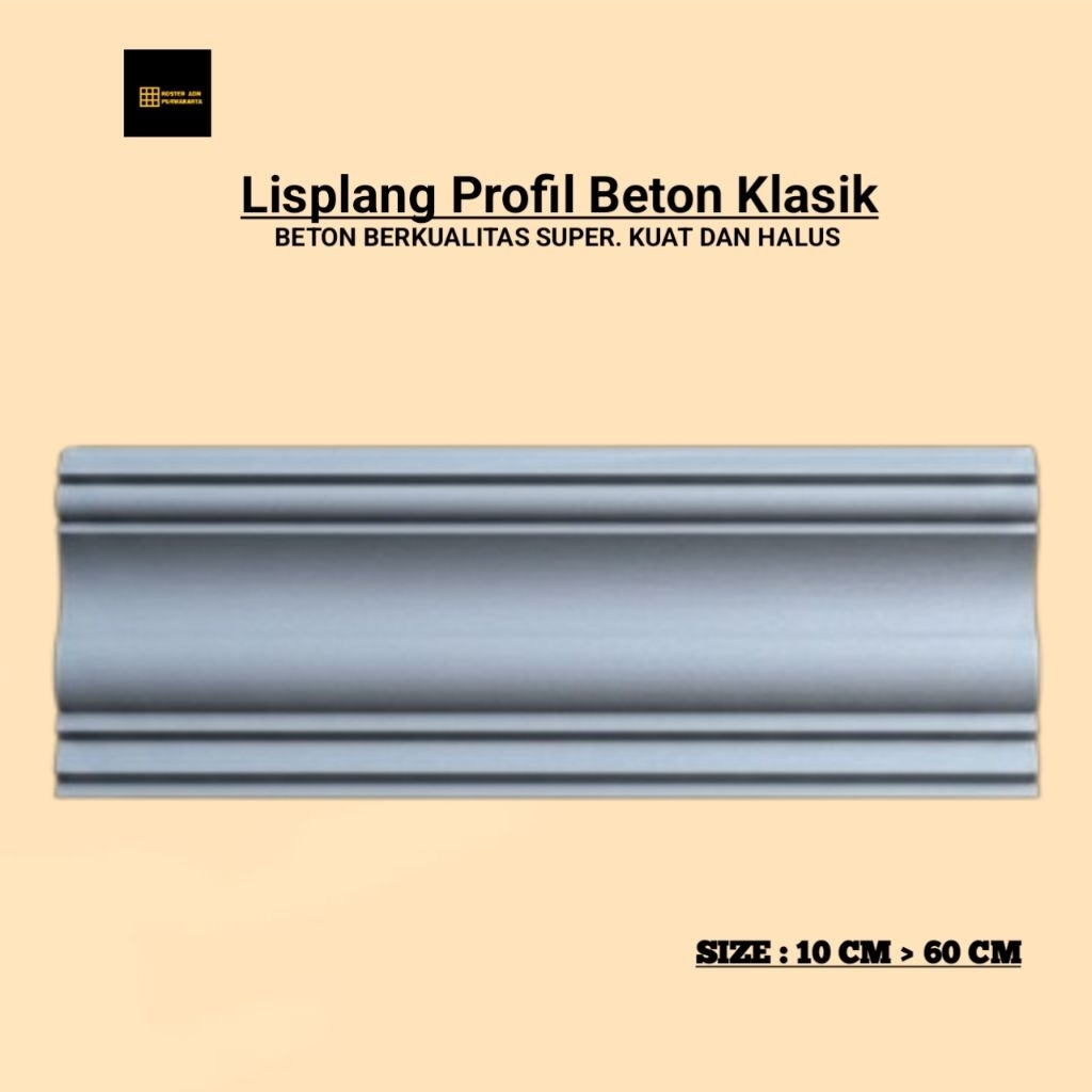 Lisplang Profil Beton List Profil Beton Tempel List Tempel Beton List Cantol Beton