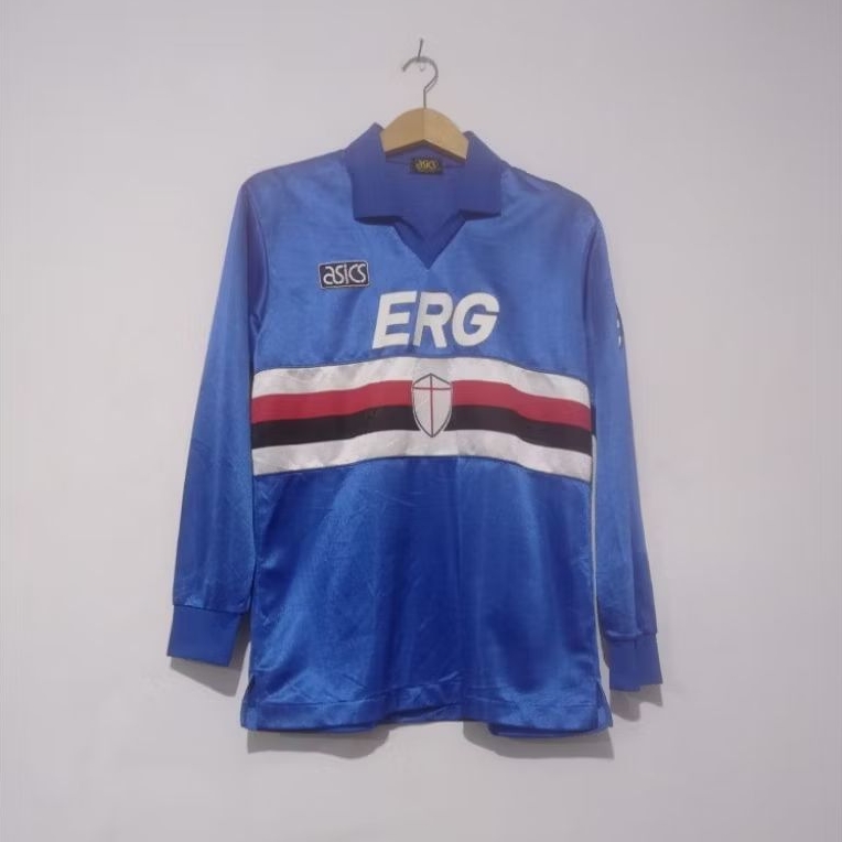 JERSEY BAJU BOLA TEMPLATE UDS SAMP -SAMPDORIA  RETRO JASPO