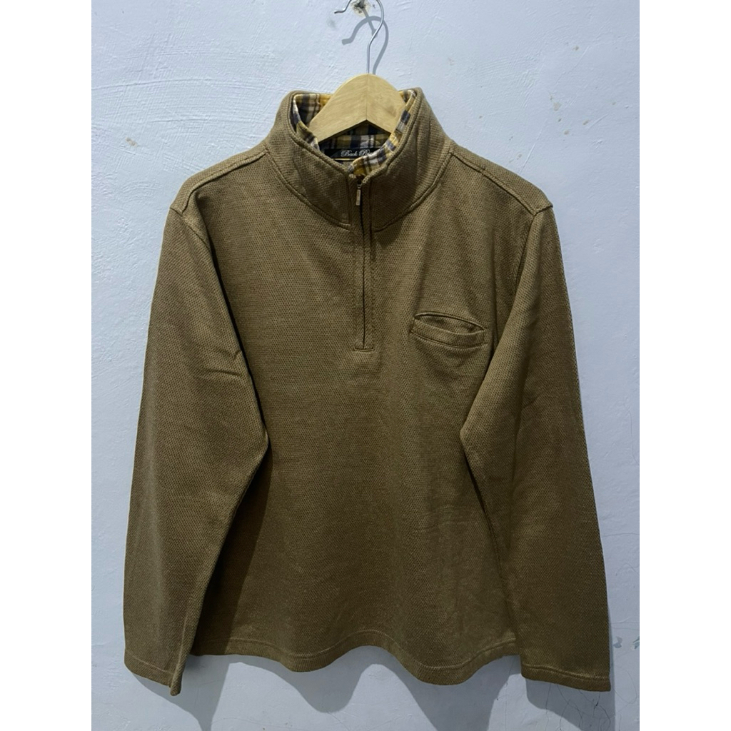 Half Zipper Back Point Second