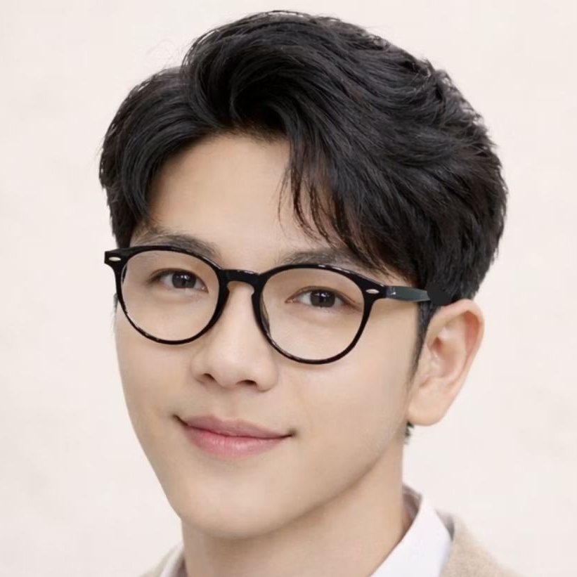 Optihouse - kacamata Minus lensa blueray bentuk bulat 125