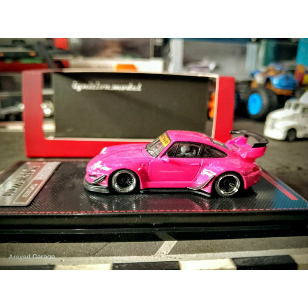 Diecast Ignition Model Porsche RWB 993 Pink