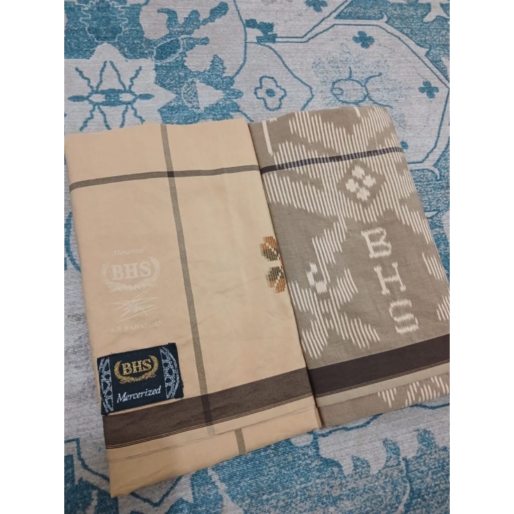 SARUNG BHS MERCERIZED GOLD ASLI ORIGINAL - BEKAS SECOND MINUS ADA DI FOTO