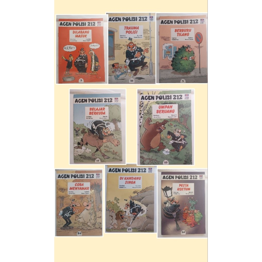 Komik Agen Polisi 212 Preloved