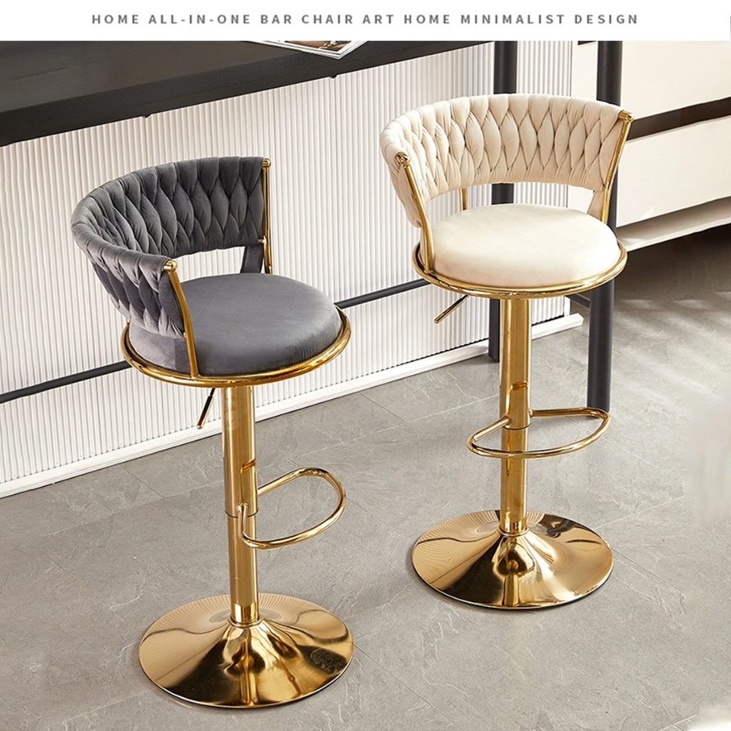 Kursi Bar Kursi Minibar Barstool Gold Bangku Cafe Kursi Bar Kursi Minimalis