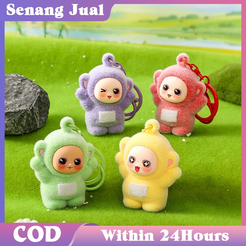 Boneka Kecil Teletubbies Lucu Bahan Bulu Halus / Gantungan Tas Aksesoris