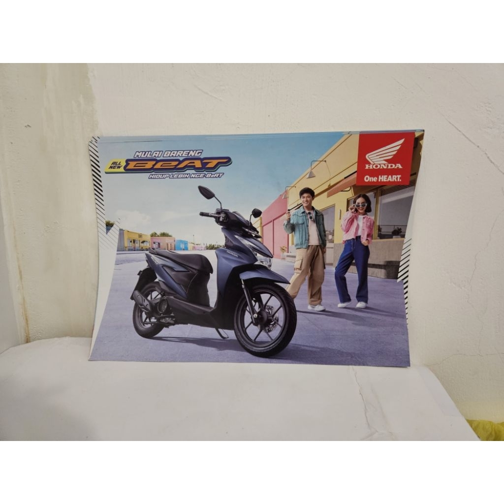 brosur katalog motor honda beat 2024 leaflet
