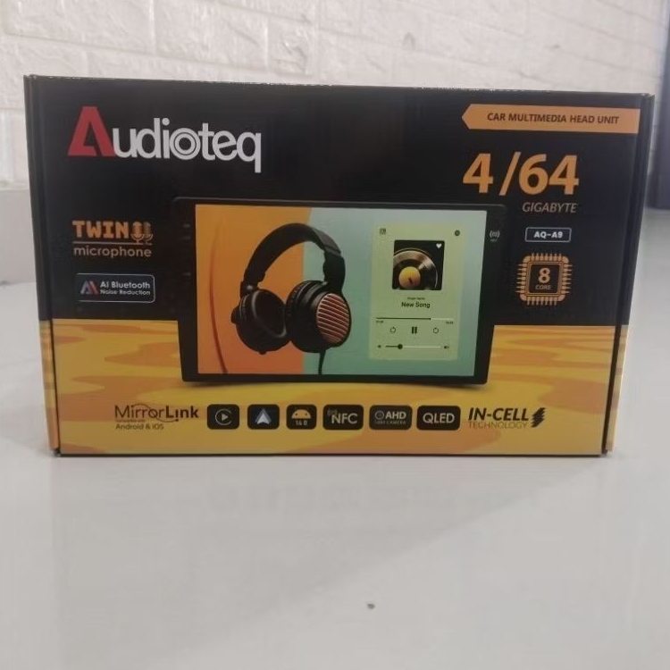HEAD UNIT ANDROID 9 INCH/ 10 INCH AUDIOTEQ RAM 4/64 NFC
