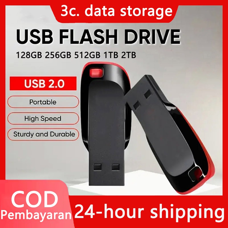 USB flash drive tahan lama, desain tahan air 64GB / 32GB / 16GB / 8GB / 4GB mini flash drive, kompat