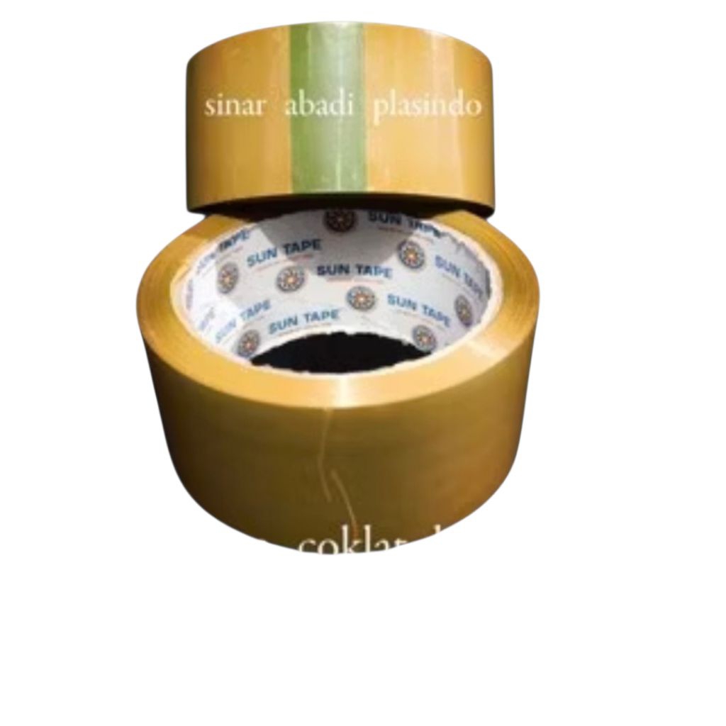 Lakban bening / Lakban coklat  ,2inch  Lakban solasi